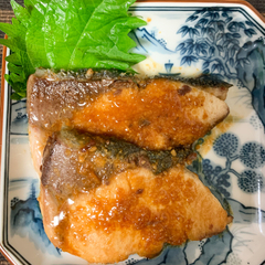 ぶりの味噌生姜焼き