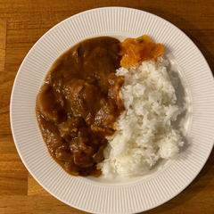 ルウ控えめのカレー