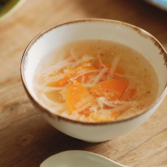 切り干し大根とにんじんのスープ