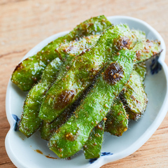 枝豆の山椒焼き