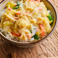 ふわふわ卵の中華あんかけ丼