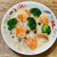 鮭のごろごろシチュー