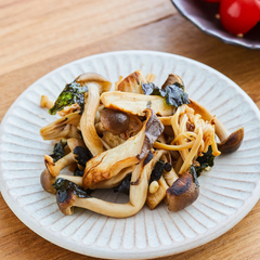 焼ききのこの海苔あえ