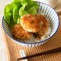 えのきつくねの梅だれ丼
