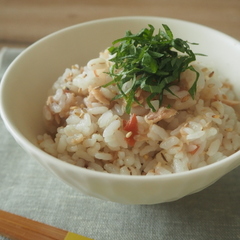 ツナと梅のまぜご飯