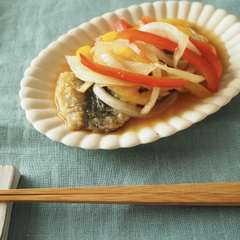 野菜たっぷり いわしの南蛮漬け