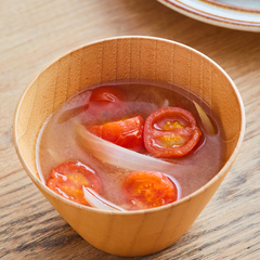 ミニトマトのみそ汁
