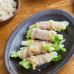 電子レンジで 白菜の豚肉巻き