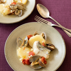 たらとあさりの簡単ブイヤベース