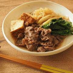牛肉のすき焼き風