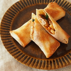 トースターで 揚げない春巻き