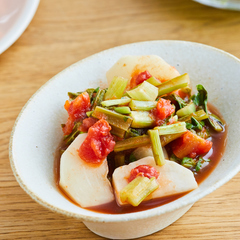 レンジで簡単 かぶのトマト煮