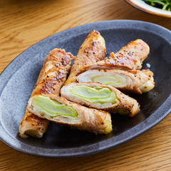 長ねぎの豚肉巻き