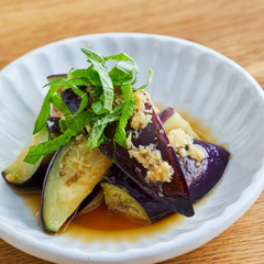 しそ香る　なすの揚げ浸し