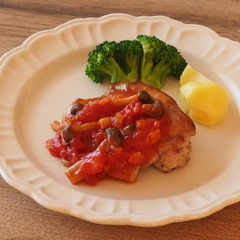 チキンソテー トマトソース
