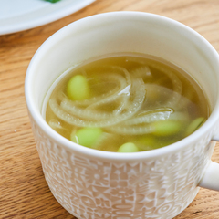 えだまめと玉ねぎのスープ