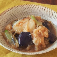 たらとなすのみぞれ煮