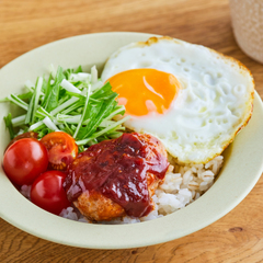 フライパン１枚で簡単 ロコモコ丼