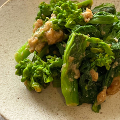 菜の花の梅肉あえ