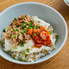 豆腐とツナと納豆のっけ丼