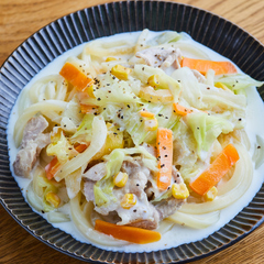 電子レンジで ちゃんぽんうどん
