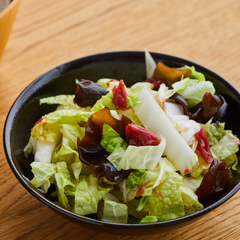 白菜ときくらげのさっぱり梅サラダ