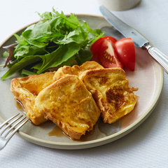 朝食に ミルクフレンチトースト