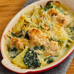 簡単ホワイトソースのチキングラタン