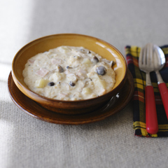 きのことオートミールのリゾット