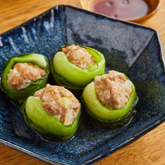 チンゲン菜のしゅうまい