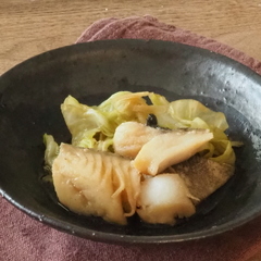 たらとキャベツのさっと煮