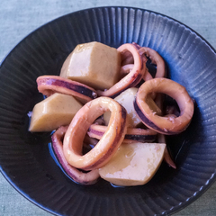 いかと里いもの甘辛煮