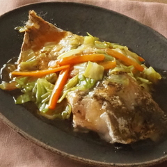 かれいの野菜あんかけ