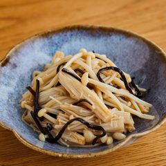 材料３つで簡単 塩こんぶえのき