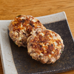 豆腐入りかつおのふわふわつくねバーグ
