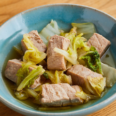 まぐろと白菜のあっさり煮