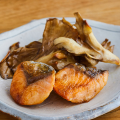 サーモンのバターしょうゆソテー