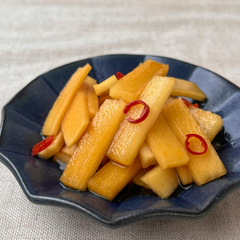 大根の皮でぽりぽり漬け