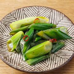 長ねぎの青い部分でしょうゆ炒め