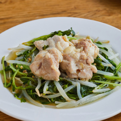 電子レンジで 蒸し鶏の甘みそだれ