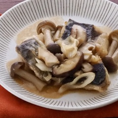 さわらときのこのとろみ炒め