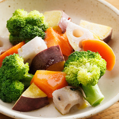 フライパンでホットサラダ