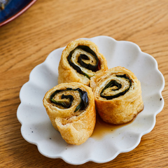 風味豊かな のり巻き油揚げ