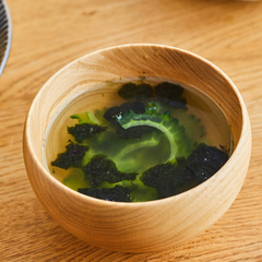 加熱いらず ゴーヤーと海苔の冷やし汁