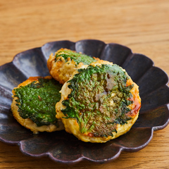 手が汚れない 青じそえのきつくね