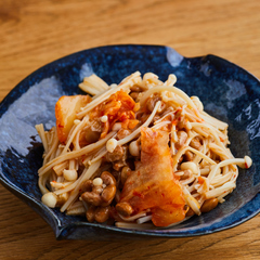 腸がよろこぶ えのき納豆キムチ