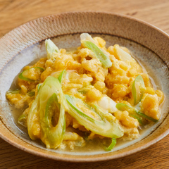 たんぱく質を控えた たぬき丼の具