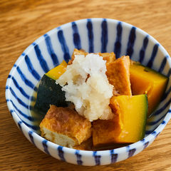厚揚げとかぼちゃの煮物
