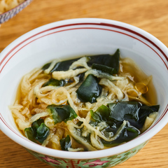 切り干し大根とわかめのスープ