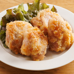 少ない油で 鶏の竜田揚げ焼き
